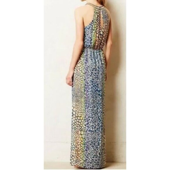 HD‎ in Paris Anthropologie Mayacamas Maxi Dress Multi Colored Sleeveless Size 6 - Picture 2 of 11